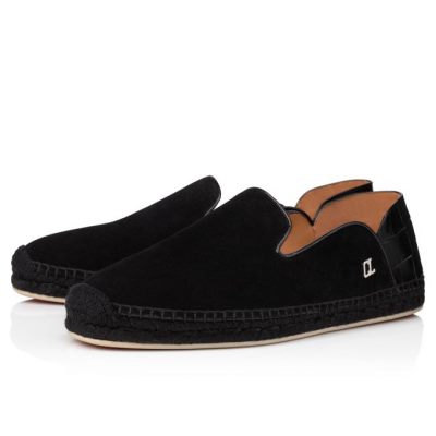 Alpargatas Espadon Christian Louboutin Hombre - Negros - 1200426BK01